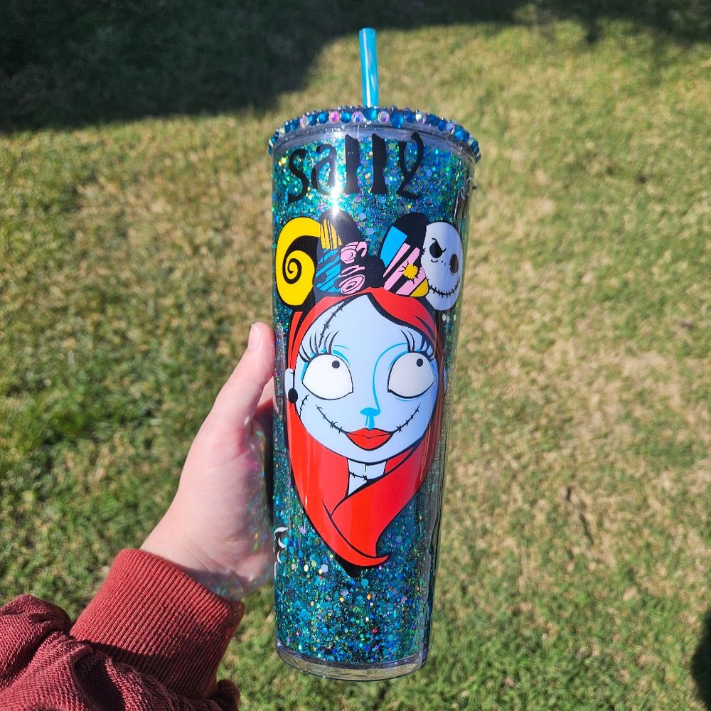 Handmade sally NBC snowglobe tumbler